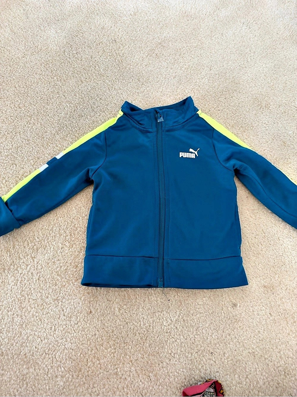 Puma Blue & Green Athletic Jacket